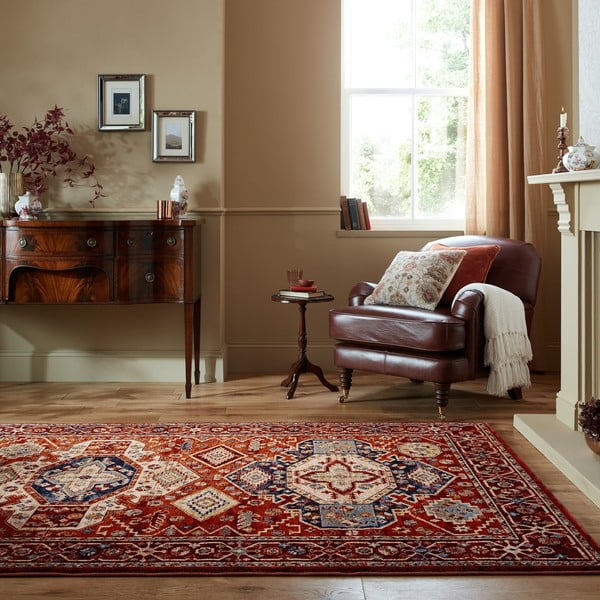 Crveni tepih 120x170 cm Gillingham – Flair Rugs-image-1