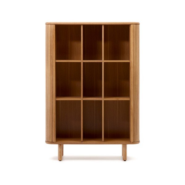 Ormarić u dekoru jasena s kliznim vratima u prirodnoj boji 110x160x40 cm Mailen – Kave Home-image-3