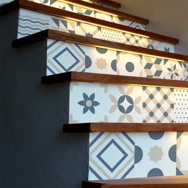 Set od 2 naljepnice za stepenice Ambiance Stickers Stair Design, 15 x 105 cm-image-1