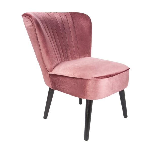 Ružičasta stolica s baršunastim presvlakom Leitmotiv Luxury
