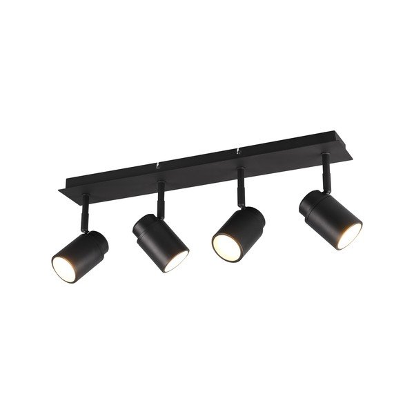 Mat crni metalni reflektor 19x52 cm Angelo - Trio-image-3