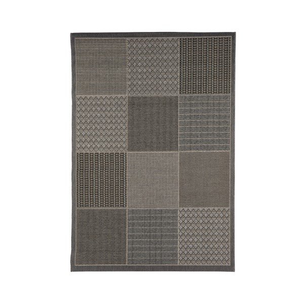 Sivi vrlo izdržljiv tepih prikladan za eksterijer Webtappeti Quadrotta, 133 x 190 cm-image-2