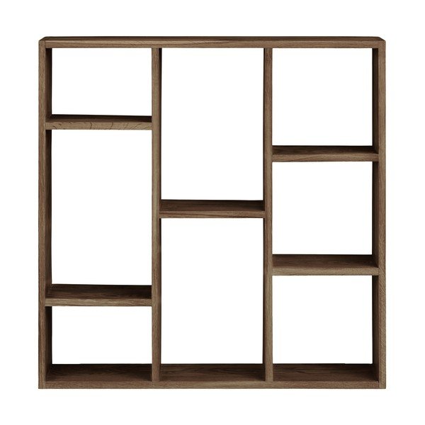 Tamno smeđa polica s više razina od punog hrasta 70 cm Townsville – House Nordic-image-3