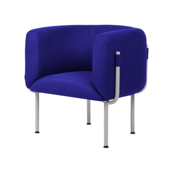 Plava fotelja Ubi – noo.ma