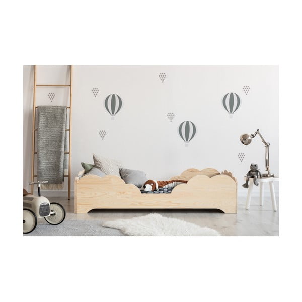Dječji krevetić od borovine Adeko BOX 10, 80 x 180 cm