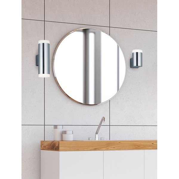 LED zidna lampa u sjajnoj srebrnoj boji Ray - Trio-image-1