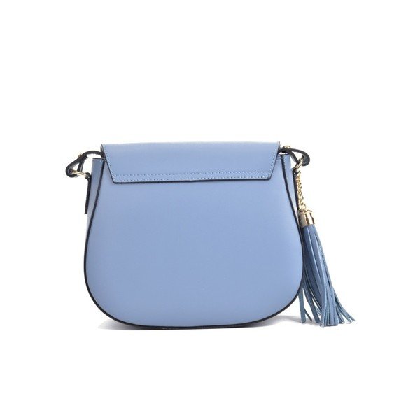 Plava kožna torba Mangotti Bags Free-image-1