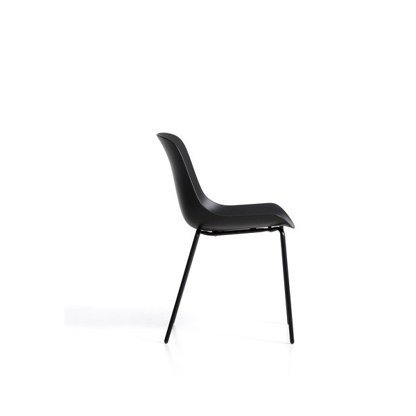 Crna plastična vrtna stolica Altea – Kave Home-image-4