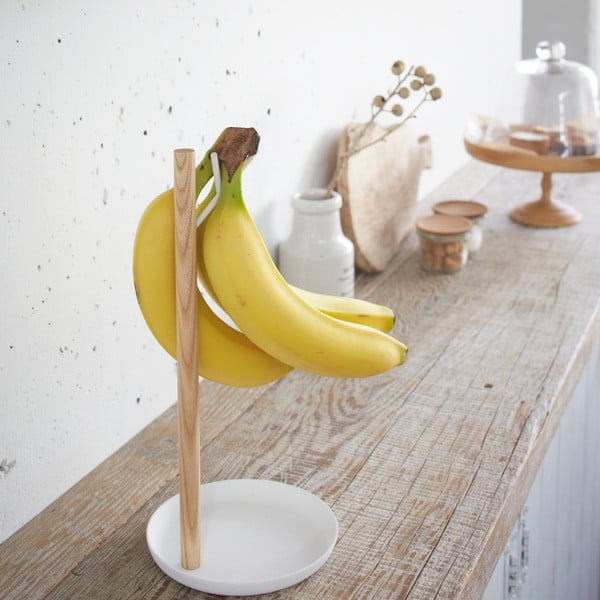 Stalak za banane s detaljima od bukovine YAMAZAKI Tosca-image-1