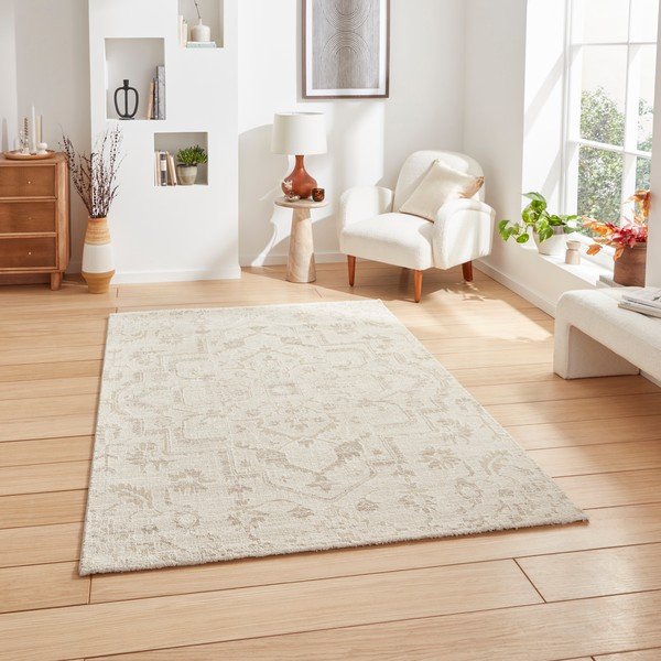 Krem tepih 200x290 cm Geneva – Think Rugs-image-1