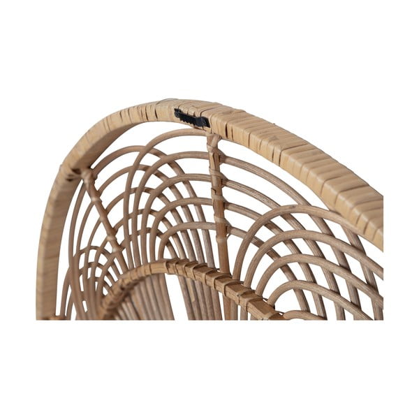 Zidno ogledalo s okvirom od bambusa ø 76 cm Obi – WOOOD-image-4