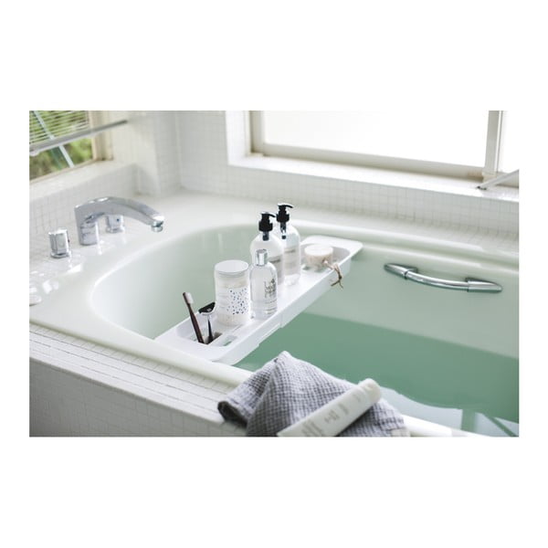 Bijela podesiva polica za kadu YAMAZAKI Tower-image-3