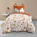 Bijela/boja terakote pamučna dječja posteljina za krevet za jednu osobu 140x200 cm Roxy – douceur d'intérieur