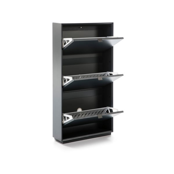 Benzinsko-plavi ormar za cipele s 3 ladicama Marckeric Luka-image-3