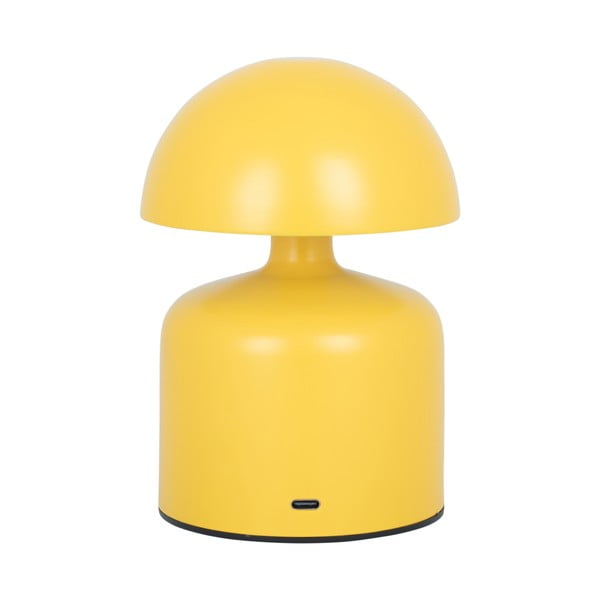 Žuta  stolna lampa s metalnim sjenilom (visina 15 cm) Impetu – Leitmotiv