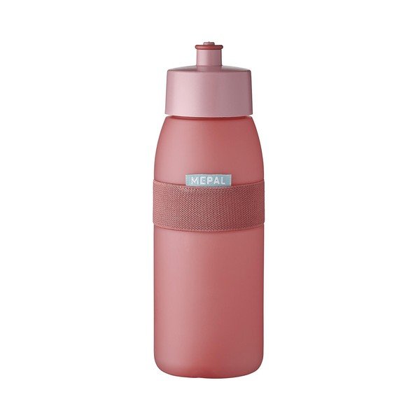 Svijetlo crvena plastična boca za vodu 500 ml Ellipse – Mepal