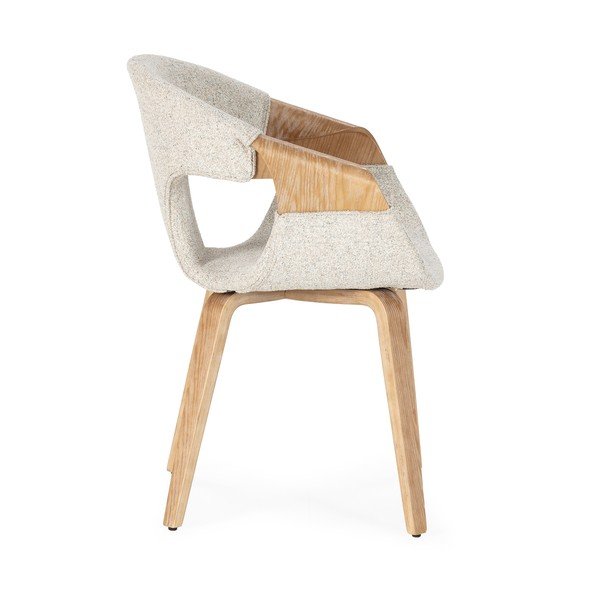 Bež podstavljene blagovaonske stolice u setu s naslonima za ruke 2 kom Elif – MOME-image-4