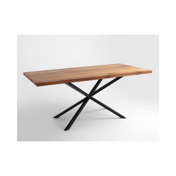 Blagovaonski stol s hrastovom pločom Custom Form Orion, 180 x 90 cm-image-3