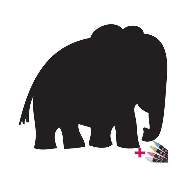 Set etiketa i 4 markera Ambiance Elephant-image-2