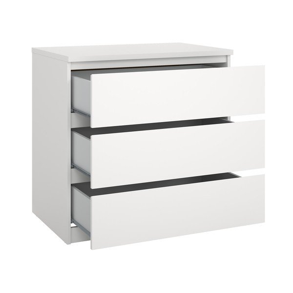 Bijela komoda 77x76x50 cm Naia – Tvilum-image-2