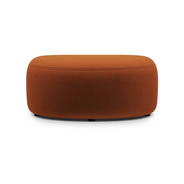 Baršunast tabure boje terakote Kate – Micadoni -image-1