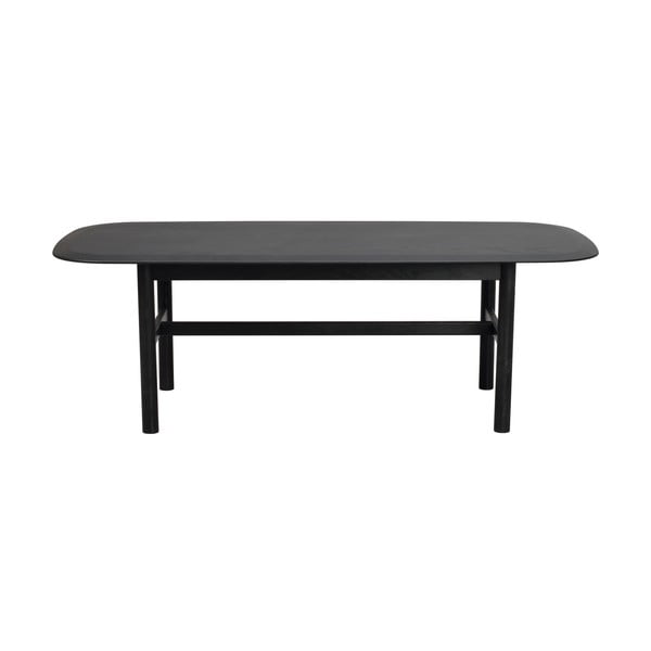 Crni stolić za kavu od hrastovine 135x62 cm Hammond - Rowico