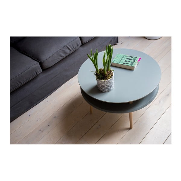 Tamnosivi stolić Ragaba UFO, Ø 70 cm-image-1