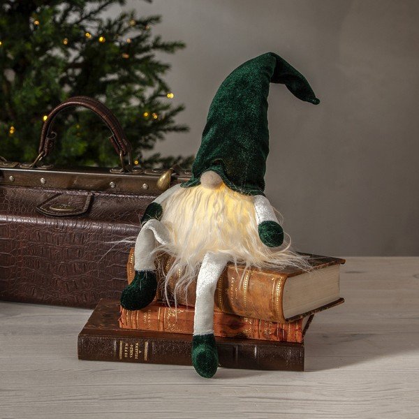 Bijelo-zeleni svjetlosni ukras s božićnim motivom Joylight – Star Trading-image-1