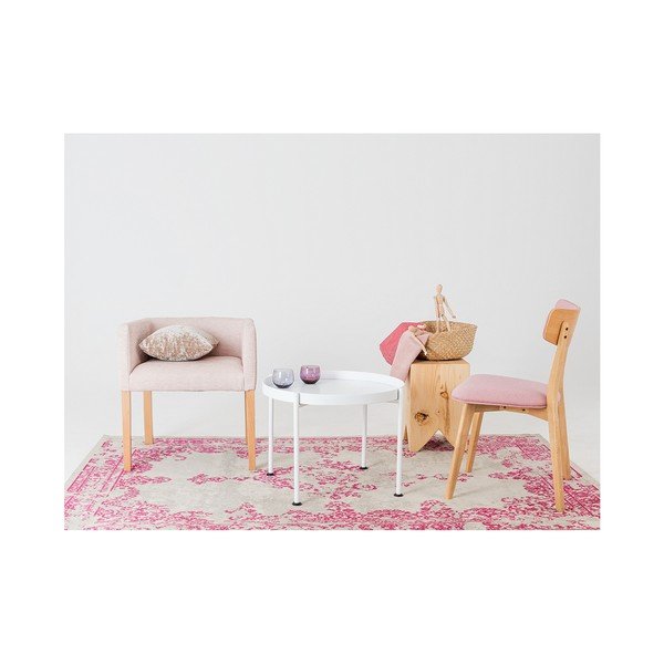 Bijeli pomoćni stolić Custom Form Hanna, ⌀ 60 cm-image-4