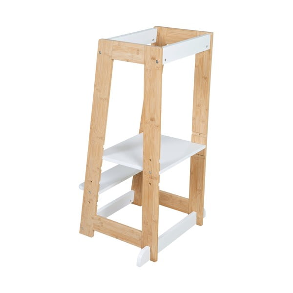 Bijeli od bambusa toranj za učenje – Roba-image-3