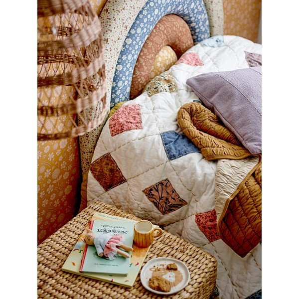 Smeđa pamučna deka za bebe 80x100 cm Baille – Bloomingville Mini-image-4