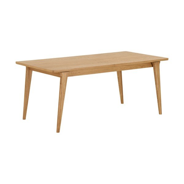 Proširiv blagovaonski stol s dodatnom pločom u dekoru hrasta 90x180 cm Darwin – House Nordic