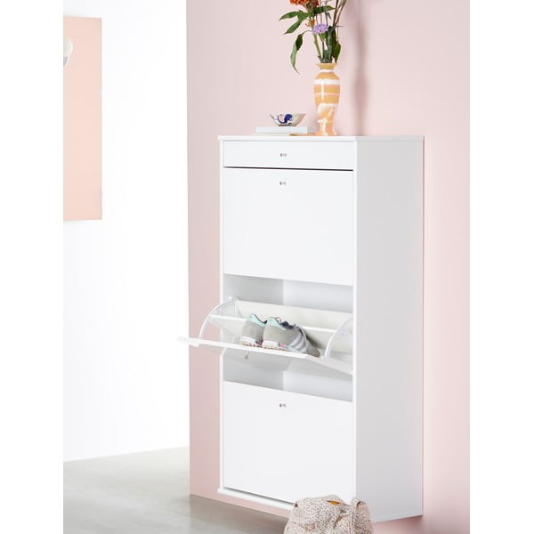 Bijeli ormarić za cipele Mistral White-image-4