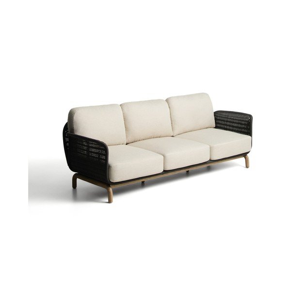 Siva/bež podstavljena vrtna sofa Alipa – Kave Home