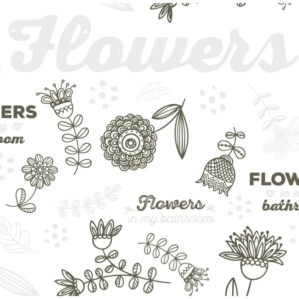 Tuš zavjesa 180x200 cm Flowers – MSV-image-3