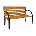 Drvena vrtna klupa sa čeličnom konstrukcijom Garden Pleasure Bellevue