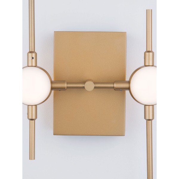 Metalna LED zidna lampa u zlatnoj boji Atomo – Nova Luce-image-4