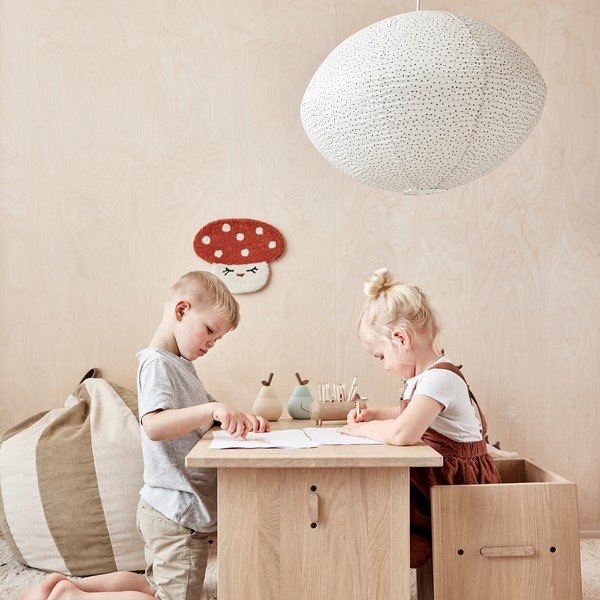 Dječje sjenilo s papirnim sjenilom boje slonovače Moyo – OYOY Living Design-image-1