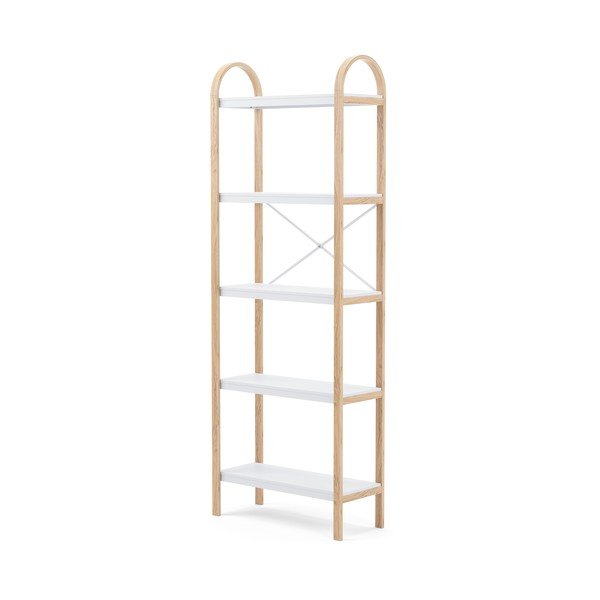 Bijela polica u egzotičnom drvenom dekoru 61x170 cm Bellwood - Umbra-image-3