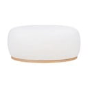 Bijeli tabure od bouclé tkanine Manhattan – House Nordic