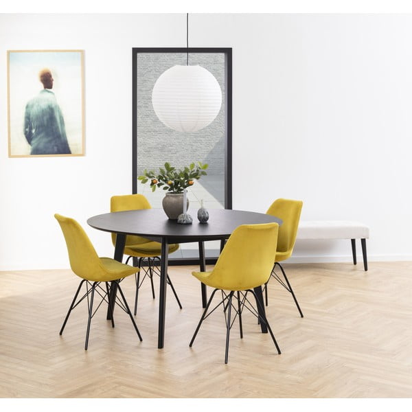 Žuta blagovaonska stolica Eris - Actona-image-1