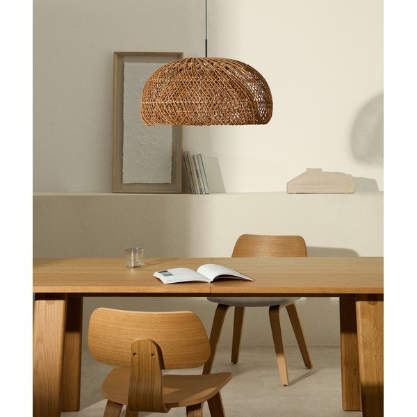 Sjenilo od ratana u prirodnoj boji ø 60 cm Isora – Kave Home-image-1