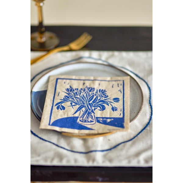 Papirnati ubrusi u setu 20 kom Tulips – Bloomingville-image-1