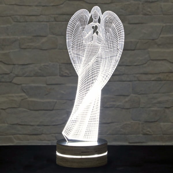 3D stolna lampa Anđeo