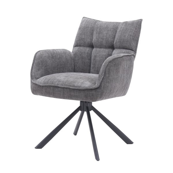 Sive podstavljene blagovaonske stolice u setu 2 kom Marilla – Unique Furniture