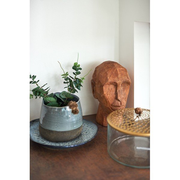 Staklena vaza A Simple Mess Kassandra Brass, ⌀ 20,5 cm-image-1