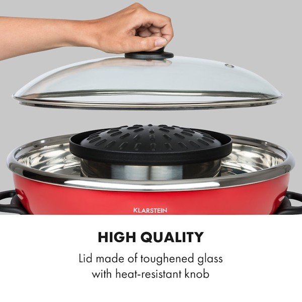 Hot pot s neprijanjajućom pločom za roštilj Klarstein Szechuan-image-1