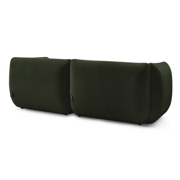 Zelena samt sofa 260 cm Lecomte - Bobochic Paris-image-4