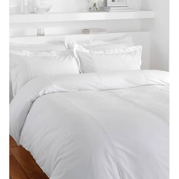 Bijela posteljina za Catherine Lansfield Minimalist, 220 x 200 cm