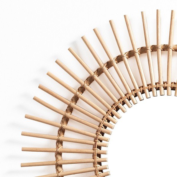 Ogledalo s okvirom od ratana ø 55 cm Rays – Tomasucci-image-1